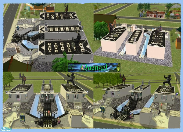 Sims 2 — Quengel 32 by Quengel — CINEMA! With 3 different movie halls to choose the right movie. And invite your date to
