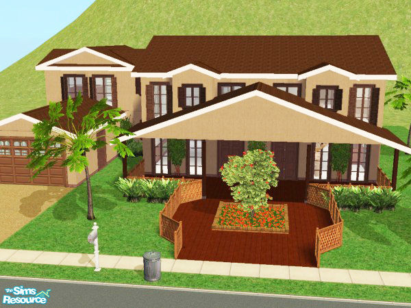 Sims 2 — Spanish House by kissme87 — Spanish House . Cost 64,574 $ size 3x3 . Enjoy
