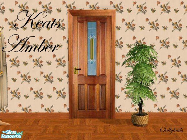Sims 2 — Fancy Doors Series 5 - keats Amber Door by sallyhails — Some more doors for you using Raveena and Bitzybus\'s