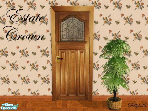 Sims 2 — Fancy Doors Series 5 - Estate Crown Door by sallyhails — Some more doors for you using Raveena and Bitzybus\'s