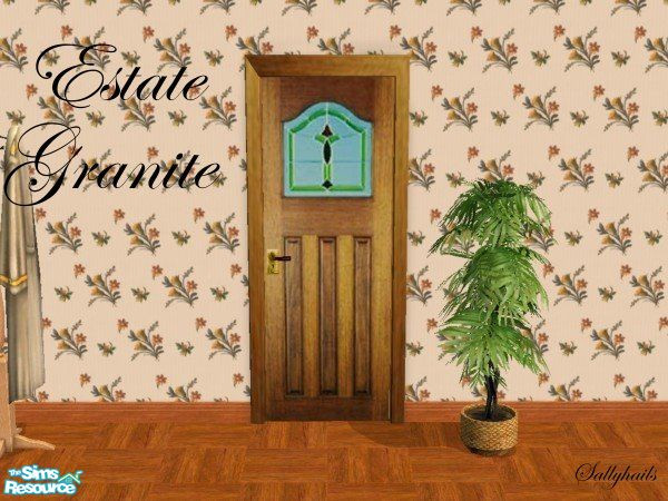 Sims 2 — Fancy Doors Series 5 - Estate Granite Door by sallyhails — Some more doors for you using Raveena and Bitzybus\'s