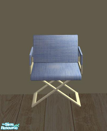 Sims 2 — Axor Bath Recolors - Chair white polsterblue by ShinoKCR — 