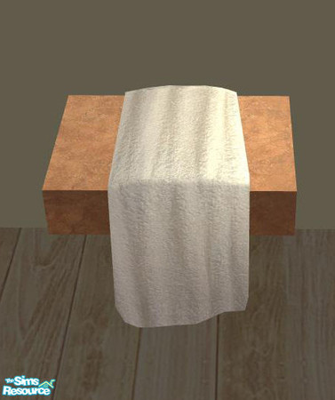 Sims 2 — Axor Bath Recolors - Towelcounter white by ShinoKCR — 