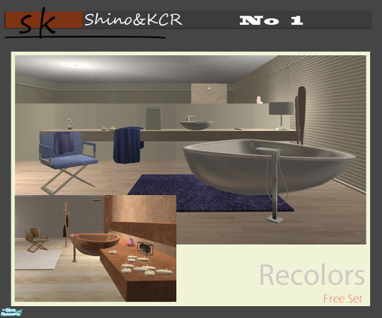 Sims 2 — Axor Bath Recolors by ShinoKCR — Recolorset for the Bathroom. Credit goes to my friend Miral for the