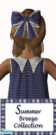 Sims 2 — Summer Breeze Collection BOW by giasims — summer breeze matching hairbow