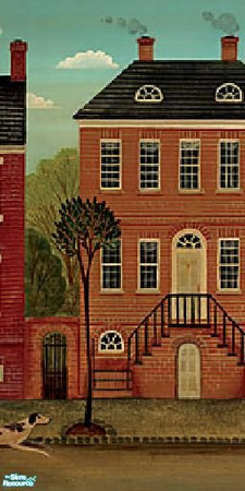 Sims 2 — Olde Town Mural - Part 2 by brittie — Part 2 of 4. Let this be a daily reminder of a simple time! Enjoy!