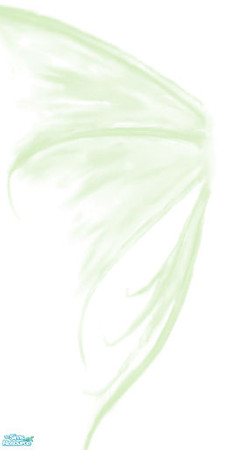 Sims 2 — Fairy Wings Paint - Left Green Wing by MeganLaVey — The Left Green Wing. You Will Need The RIGHT Matching Wing.