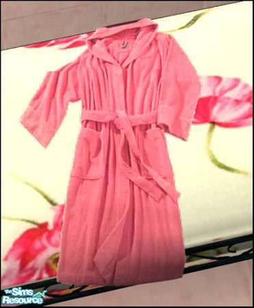 Sims 2 — Romance Bathroom -Pink - Dressing gown by Elize-37sims — As requested another recolor of the Romance bathroom in