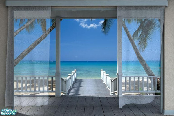Sims 2 — Soft Breeze Mural by brittie — Now you have a lovely seaside view of the ocean... or so it seems! Enjoy!