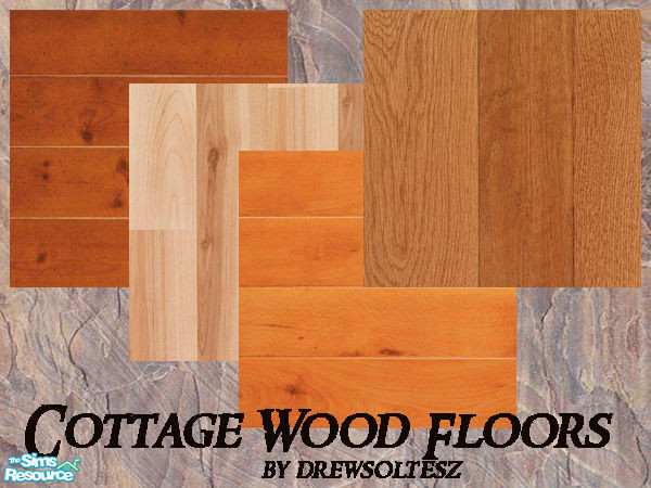 Sims 2 — Cottage Wood Floors by drewsoltesz — A set of four different style wood floors ideal for your cottage or any