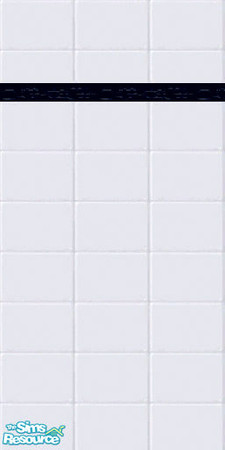 Sims 2 — Waves Bathroom Tiling by NightRowan — Part of the Navy Starter Collection, a set of all the essential