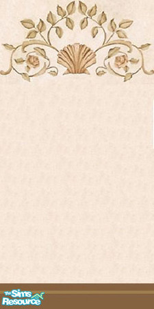 Sims 2 — Relief Bow Wall by The_Unicorn — -