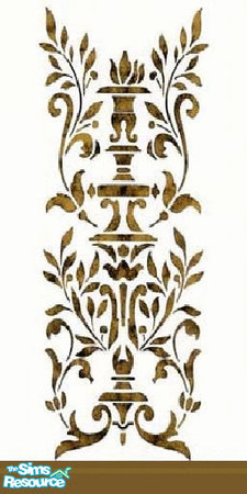 Sims 2 — Relief Wall by The_Unicorn — -