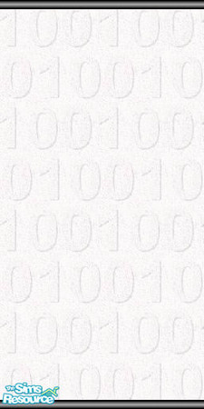 Sims 2 — Binary Wall 2 by HChangeri — For the l33t Sim