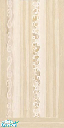 Sims 2 — Creme Stripes with Pattern by The_Unicorn — -