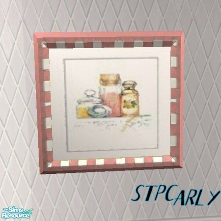 Sims 2 — Pink Tile Basic Bath Art by STP Carly — Pink tiled basic bath.