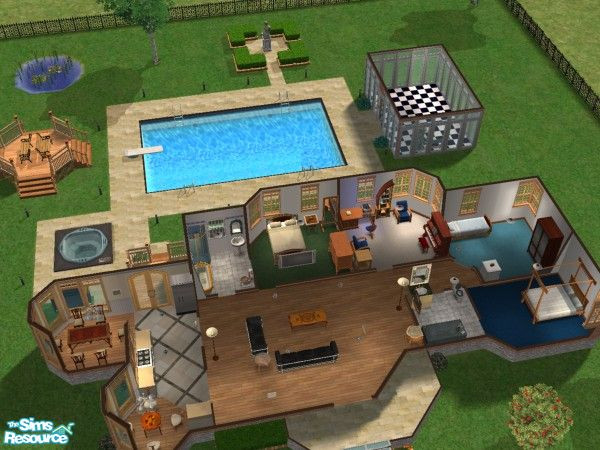 Sims 2 — FB Creations 8 by FonzyBear — This is got to be my favorite lot I've designed so far. I liked my last design but