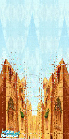 Sims 2 — Aladdinbathwall2 by ead425 — thanks to Disney