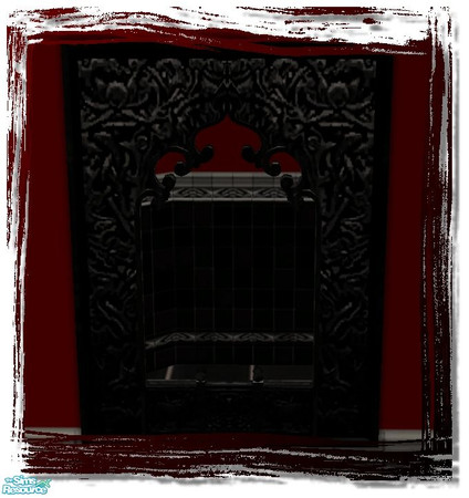 Sims 2 — Dark rose bathroom - Mirror by Malitia — Part of "Dark rose Bathroom" Set.
