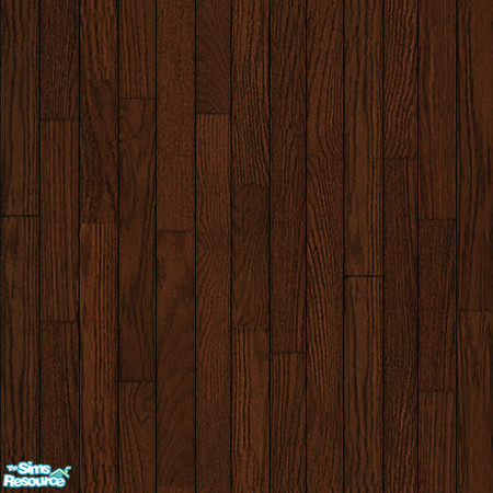 Sims 2 — Mountain Retreat Hardwood Floor by Cashcraft — A rich, dark brown hardwood floor, also available in the Mountain