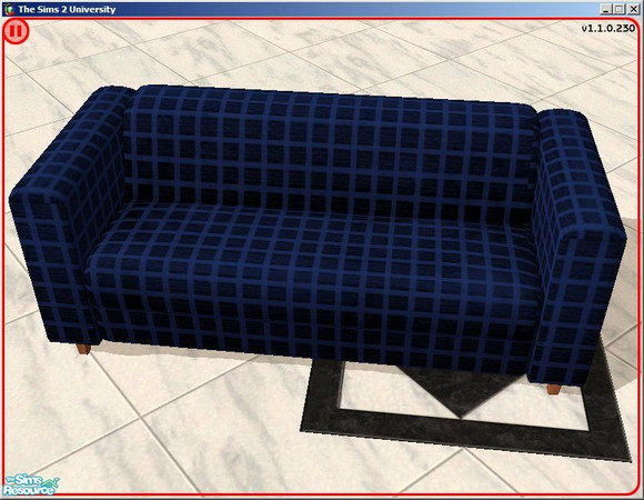 Sims 2 — 21 Satinistics Loveseats - Cornflower Dr by dddrake — The latest addition to my set is the Satinistics Loveseat.