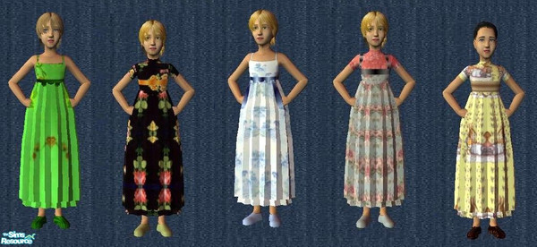 Sims 2 — Lil girl dresses/nighties by ead425 — you decide..nighties or dresses...set of 5