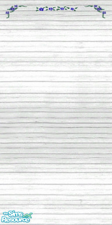 Sims 2 — Outhouse  White  Flower by solfal — Match my Outhouse set