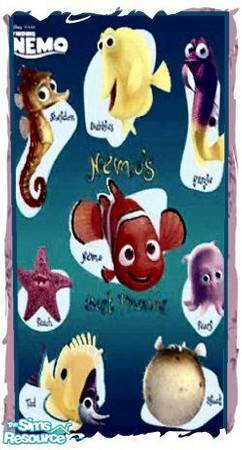 Sims 2 — Finding Nemo 2 by oldmember_Go4fall —  A colorful picture from the movie "Finding Nemo"