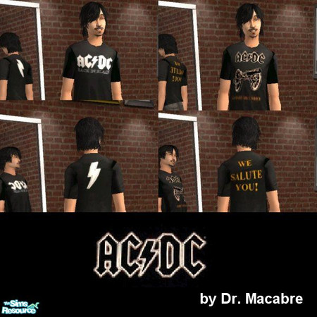 Sims 2 — New ACDC by Dr. Macabre — Here is another popular group in Sim land. Or at least it seems that way from the