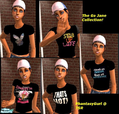 Sims 2 — The Go Jane  Collection by PhantasyGurl — This is an exclusive set ONLy can be found at TSR! Enjoy! It's a set