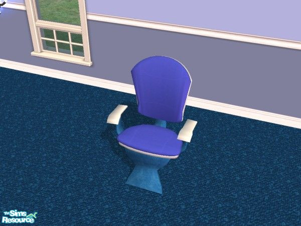 Sims 2 — LLR Office, Blue Chair - Recolor 3 by LaLunaRossa72 — You need to download the LLR Office, Red Chair - ***NEW
