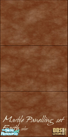 Sims 2 — Marble Panelling, Earth by BetterbeSim — Perfect for any bathroom, but also great for your modern interiors. By