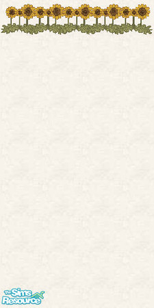 Sims 2 — Sunflower Wall by HChangeri — Enjoy!