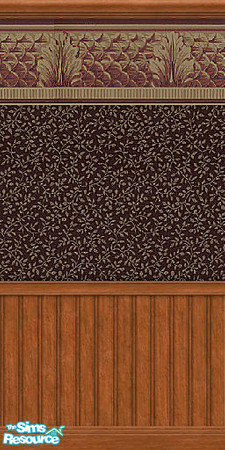 Sims 2 — Fig Bristol Medium Wood 2 by Quiltreker — This is one of 14 walls in the Southern Charm Fig Collection Bristol