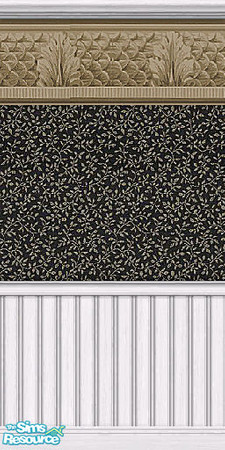 Sims 2 — Onyx Bristol White 2 by Quiltreker — This is one of 14 walls in the Southern Charm Onyx Collection Bristol