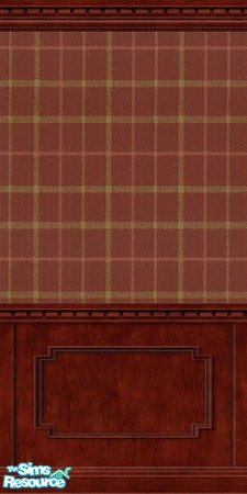 Sims 2 — Hunt Plaid in Red by Annabelle0114 — 6 of 8 Wallpapers