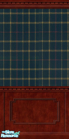 Sims 2 — Hunt Plaid in Navy 2 by Annabelle0114 — 4 of 8 Wallpapers