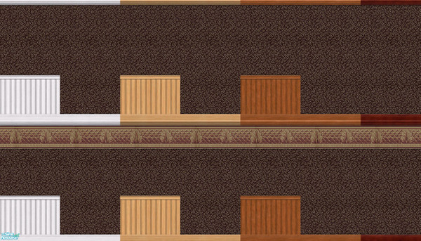 Sims 2 — Southern Charm Collection Fig Bristol by Quiltreker — This series contains 14 walls. It consists of a