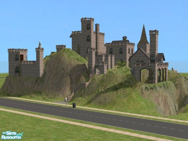 Sims 2 — Castle Calgarth by Cyclonesue — A rambling castle for a medieval family or war-torn keep for your warriors! 