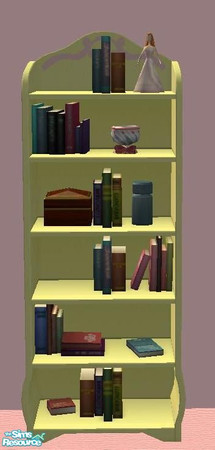 Sims 2 — Disney Princess Set 2 Belle Set Complete Kids Bedroom - Belle Bookcase by aaaaaaac — 