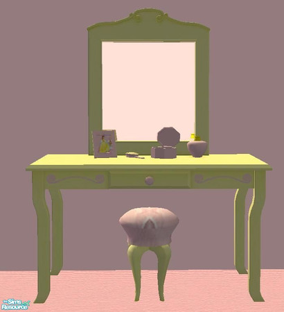 Sims 2 — Disney Princess Set 2 Belle Set Complete Kids Bedroom - Belle Vanity by aaaaaaac — 