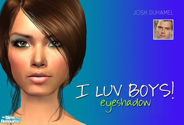 Sims 2 — I Luv Boys! Eyeshadow 2008 - Josh Duhamel by 06bek — 