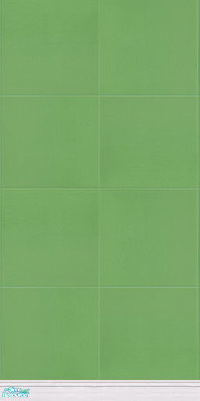 Sims 2 — Retro Bathroom Wall and Floor Set - Green Retro Wall 1 by Gumby_Girl — A set of matching 10 walls and 10 floor