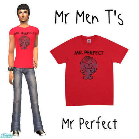 Sims 2 — Mr Men Tees - Outfits for guys - Mr Perfect by 06bek — 