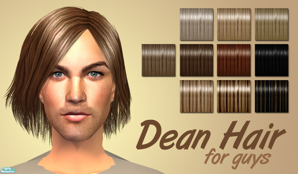 Sims 2 — Dean Hair by 06bek — A cute mid-length hairstyle for your guy sims!