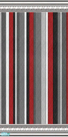Sims 2 — Striped! - Ten by kibanahnah — From a set of 10 striped wallpapers, usable in any room, for a colorful but