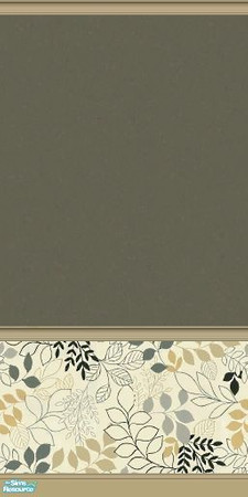 Sims 2 — Modern Nature wall 1 by tamlfra — 1 of 3 wallpapers made to match my Modern Nature bedding.