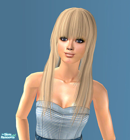 Sims 2 — Brittany Hair - Almond by Elena. — 