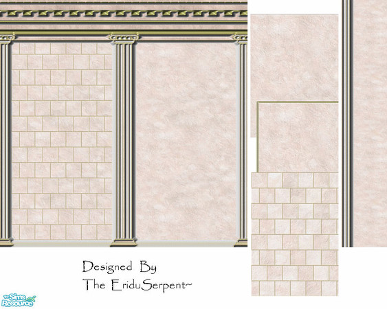 Sims 2 — Eridu Walls & Floor Set 1. by eriduserpent — This set is spectacular for palaces, large villas etc etc... I