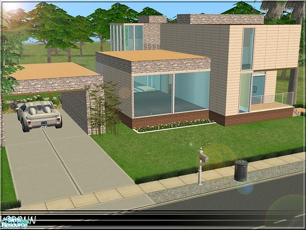 Sims 2 — V-47 by Veronn — Modern Style # Lot 46 3x3 49,411